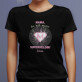 Mama, du bist meine superheldin - Schwarzes T-Shirt für Damen