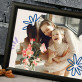 Mama, ich liebe Dich am liebsten - Kunstdruck mit Rahmen
