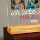 Mama ich liebe Dich für alles - Druck auf Acrylglas