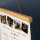 Wir haben uns, wir haben alles - Poster-Kalender mit Holzleisten