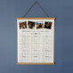 Wir haben uns, wir haben alles - Poster-Kalender mit Holzleisten