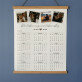 Wir haben uns, wir haben alles - Poster-Kalender mit Holzleisten