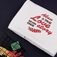 Man love story - Handtuch mit Stickerei