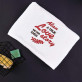 Man love story - Handtuch mit Stickerei