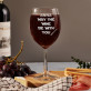 May the wine be with you - Weinglas mit Gravur
