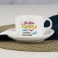 Liebe ist dort - Tasse mit Untertasse
