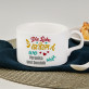 Liebe ist dort - Tasse mit Untertasse