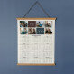 Liebe Collage - Poster-Kalender mit Holzleisten