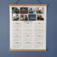 Liebe Collage - Poster-Kalender mit Holzleisten