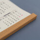Liebe Collage - Poster-Kalender mit Holzleisten