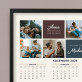 Liebe Collage - Kalender im Rahmen