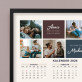 Liebe Collage - Kalender im Rahmen