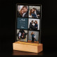 Liebe collage - Druck auf Acrylglas mit LED Beleuchtung
