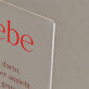 Liebe Zitat - Druck auf Acrylglas
