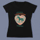 Pferdeliebhaberin - Schwarzes T-Shirt für Damen