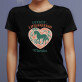 Pferdeliebhaberin - Schwarzes T-Shirt für Damen