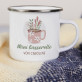 Mini Kasserolle - emaillierter Becher
