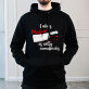 Master of witty comebacks - Schwarzer Kapuzenpullover für Herren