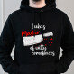 Master of witty comebacks - Schwarzer Kapuzenpullover für Herren
