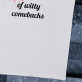 Master of witty comebacks - T-Shirt mit Aufdruck für Herren