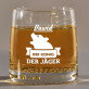 König der Jäger - Whiskyglas