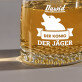 König der Jäger - Whiskyglas