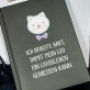 Meine Katze - Notizbuch A5 mit Aufdruck