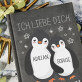 Mein Pinguin - Notizbuch A5 mit Aufdruck