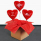 My Valentine - Set mit Heliumballons - Herzen