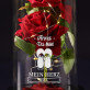 mein herz - Ewige Rose Im Glas