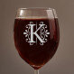 Monogram 2 - Weinglas mit Gravur