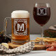 Monogramm 2 - Set aus Becher und Weinglas