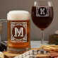 Monogramm 2 - Set aus Becher und Weinglas