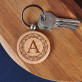 Monogramm - Schlüsselanhänger aus Holz