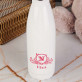 Monogramm Mädchen - Weiße Wasserflasche 500 ml