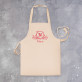 Monogramm Mädchen - Kochschürze für Kinder