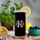 Monogramm - Longdrinkglas mit Gravur