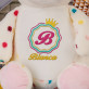Monogramm Name - Großes Maskottchen Einhorn