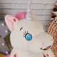Monogramm Name - Großes Maskottchen Einhorn