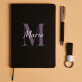 Monogramm Name elegant - Set mit Notizbuch Monogramm Name elegant - Set mit Notizbuch