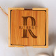 Monogramm Name - Tassenuntersetzer