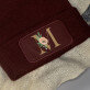 Monogramm Blumen - Wintermütze