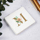 Monogramm Blumen - Taschenspiegel