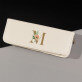 Monogramm Blumen - Schreibset im Lederetui