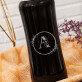Monogramm im Kreis Blumen - Trinkflasche mit Gravur