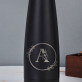 Monogramm im Kreis Blumen - Wasserflasche 630 ml