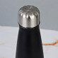 Monogramm im Kreis Blumen - Wasserflasche 630 ml