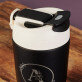 Monogramm im Kreis Blumen - Thermobecher 360 ml