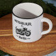 Motoholiker - Keramikbecher mit schwarzem Rand