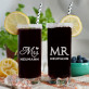 Mr & Mrs - zwei Longdrinkgläser mit Gravur